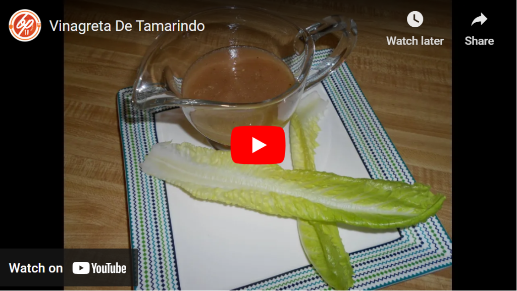 Vinagreta de tamarindo