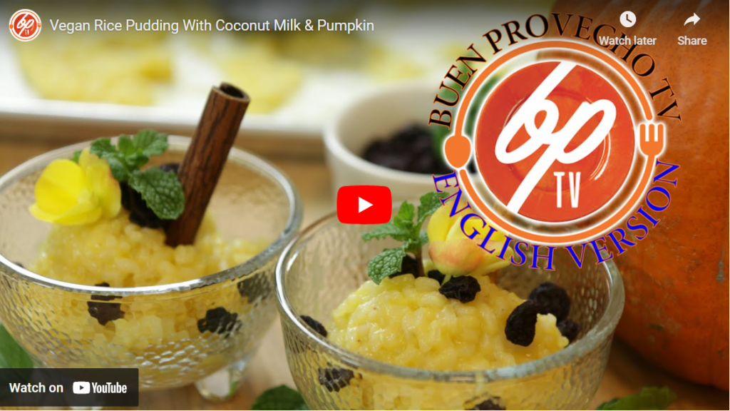Vegan Rice Pudding With Coconut Milk & Pumpkin